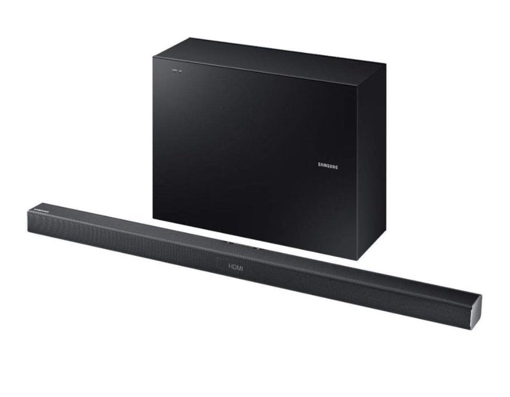 Home cinéma 2.1 Samsung HWJ550 de 320w, Enlèvement, Comme neuf, Système 2.1