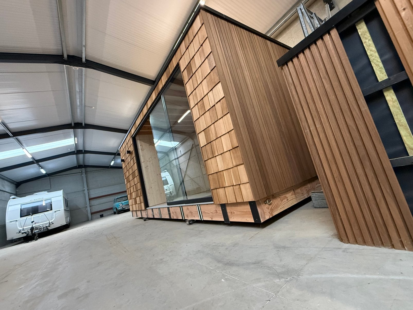 Prachtige tiny house!, Jardin & Terrasse, Neuf, Enlèvement ou Envoi, Autres types, Bois