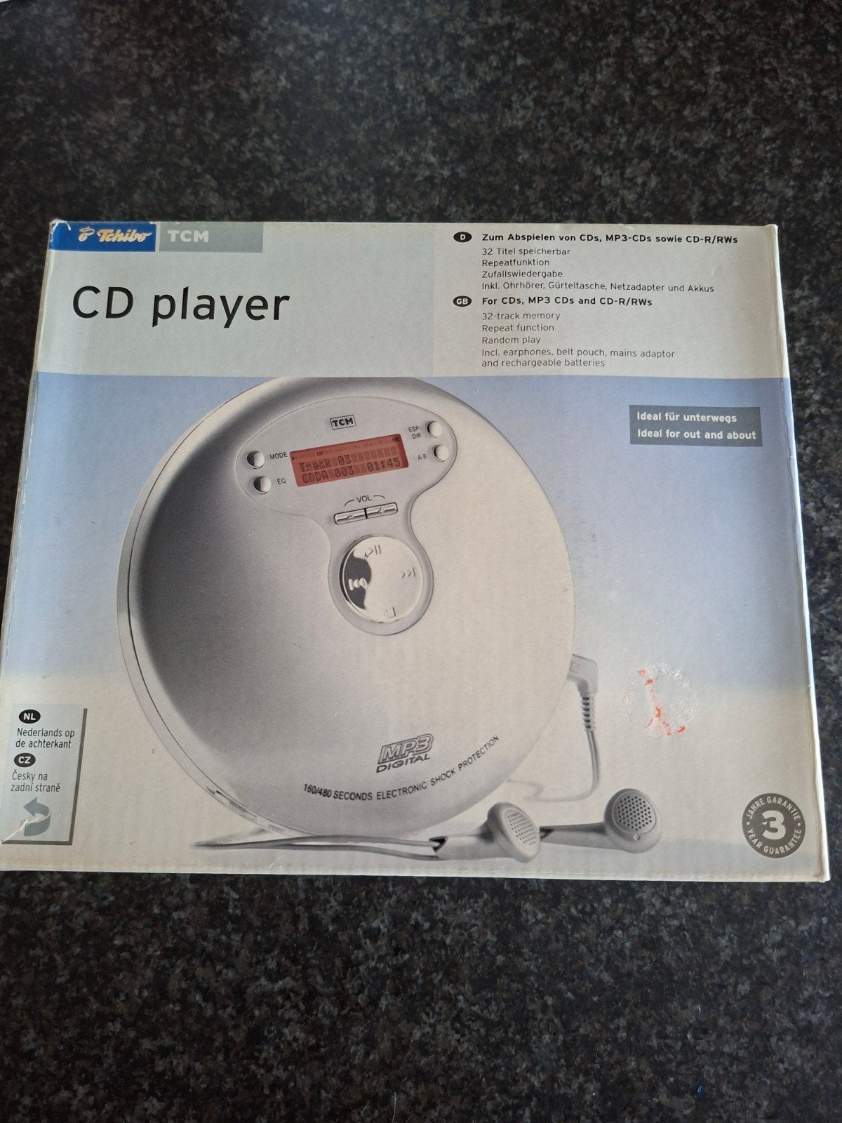 cd-speler ongeopend nieuw, Ophalen of Verzenden, Discman