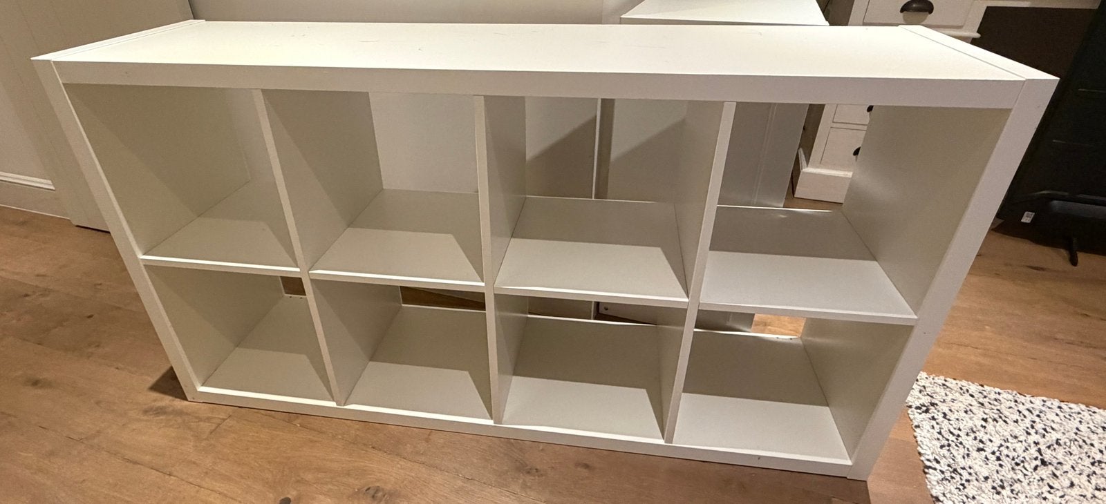 IKEA KALLAX vakkenkast wit (2x4 / 8 vakken - 77 x 147 cm), 25 à 50 cm, Enlèvement ou Envoi, Utilisé, Moins de 150 cm