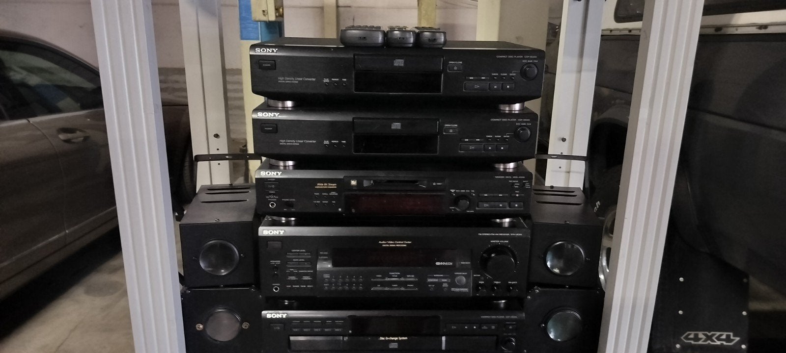 Complete Vintage DJ HiFi-installatie – Inclusief audiokast, Ophalen, Gebruikt