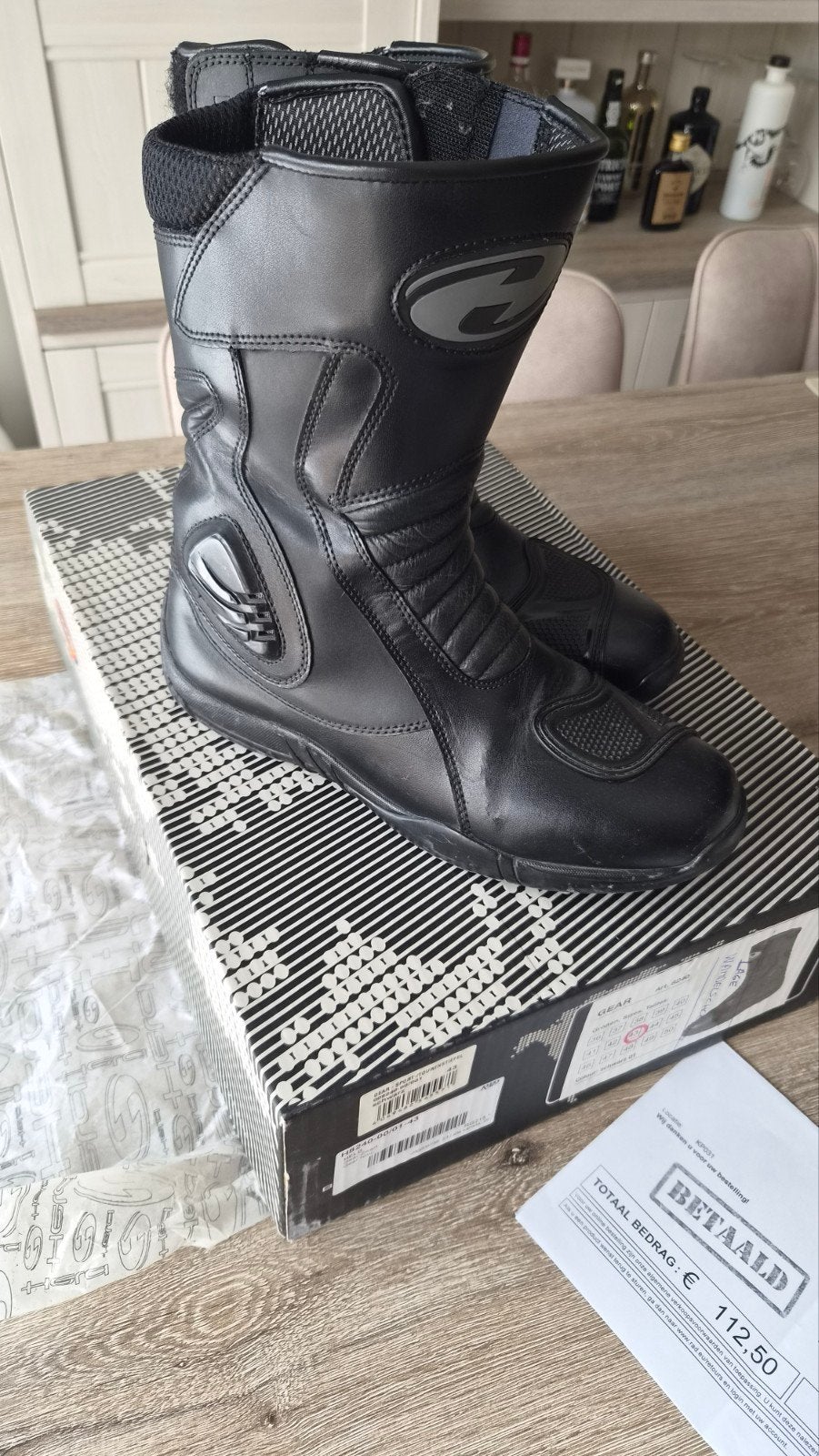 Motorlaarzen / Moto boots, Motoren, Ophalen, Tweedehands, Dames, Laarzen