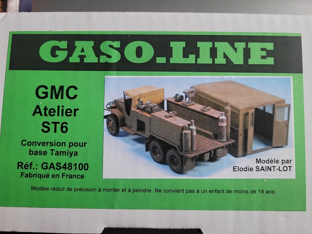 GASO-LINE  1/48  GMC CONVERSION, Neuf, Enlèvement ou Envoi, 1:32 à 1:50, Camion