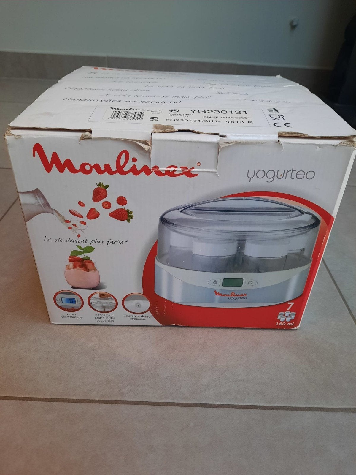 Moulinex yoghurtmaker, Ophalen, Zo goed als nieuw
