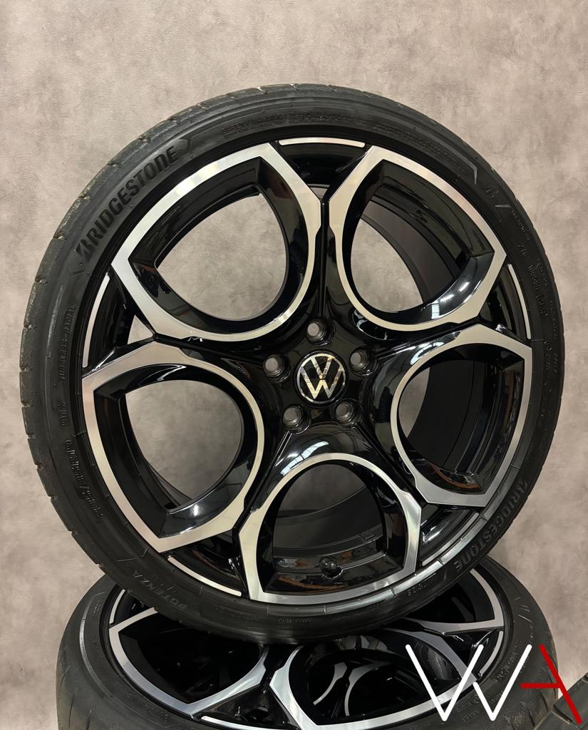 19'' Volkswagen Golf 8 GTI Queenstown wielenset Origineel, Auto-onderdelen, Banden en Velgen, 19 inch, Gebruikt, -, -