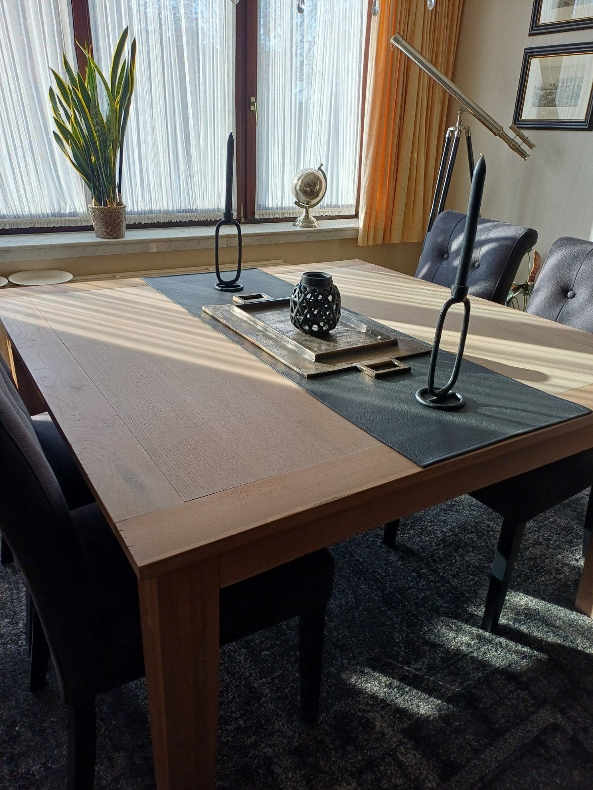 eiken eettafel vierkant, Ophalen, Vierkant