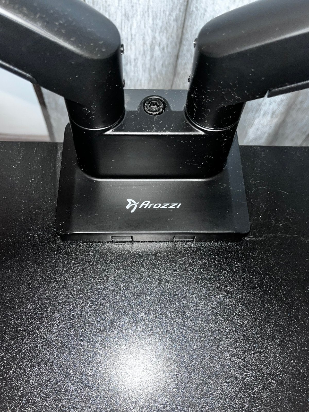 Double bras pour moniteurs Alzare Neo Duo, Informatique & Logiciels, Enlèvement, Utilisé