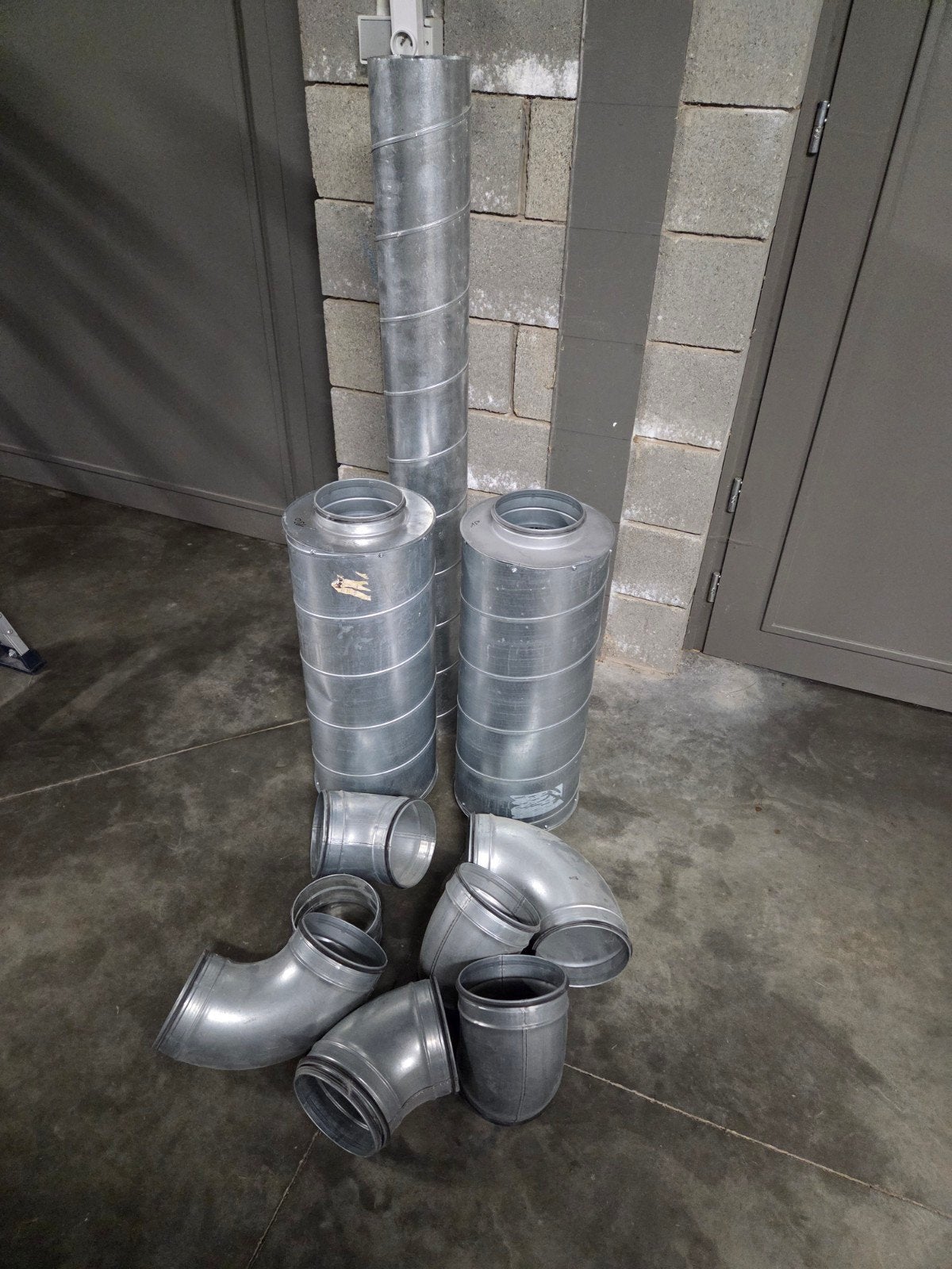geluidsdempers ventilatiesysteem diameter 150mm, Doe-het-zelf en Bouw, Ophalen, Nieuw, Bochten