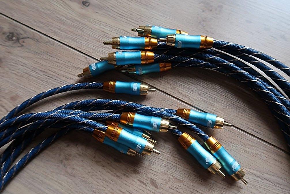 RCA Hi-Fi Kabels 8x 1meter, Ophalen of Verzenden, Zo goed als nieuw