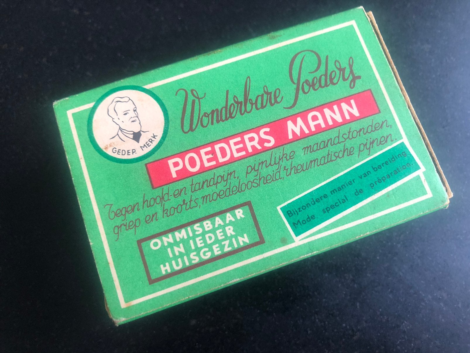 Dr mann poeders verpakking doosje, Ophalen of Verzenden, Zo goed als nieuw, Verpakking