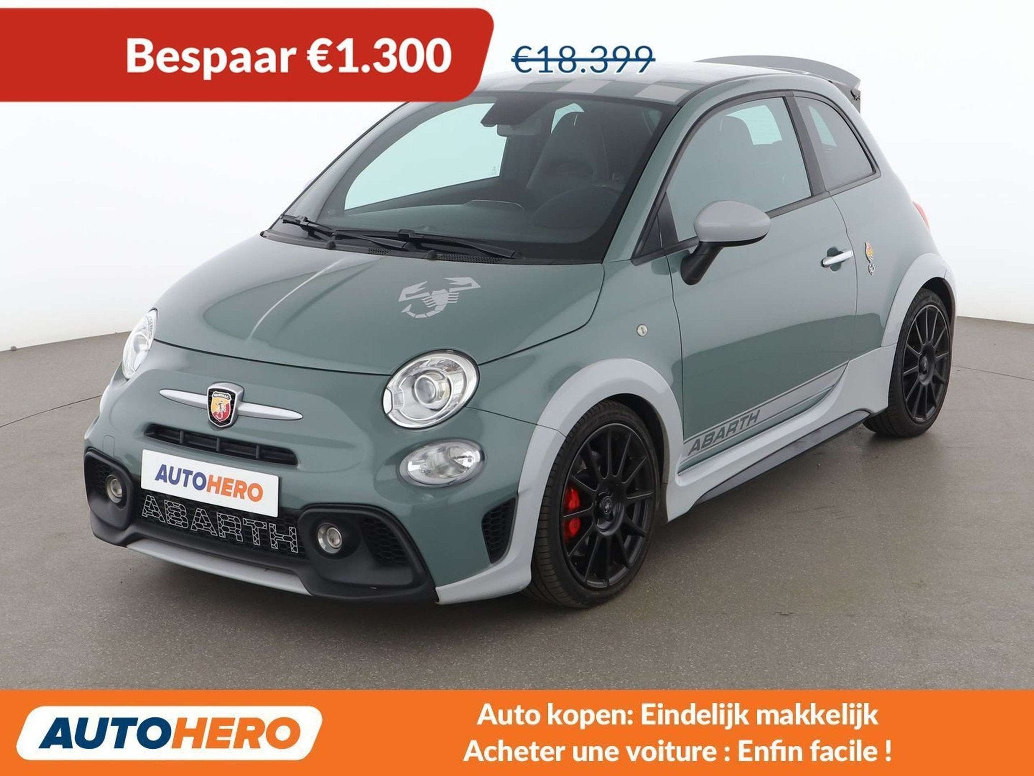 Abarth 695 1.4 Turbo 70th Anniversario (bj 2020, automaat), Auto's, 4 zetels, Geheel digitaal combi-instrument, https://public.car-pass.be/vhr/56147816-ec89-41f2-8b67-bdae7229ba3e