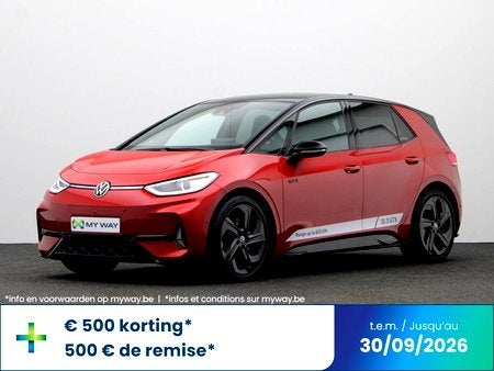 Volkswagen ID.3 GTX PERFORMANCE BUSINESS - 79 KWH - 326 PK, Autos, Rouge, Achat, Berline, Automatique