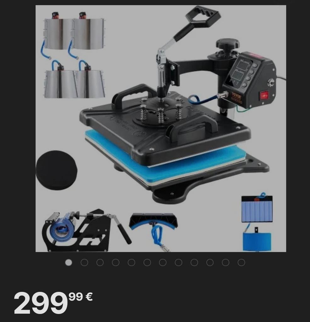 presse à chaleur, Enlèvement