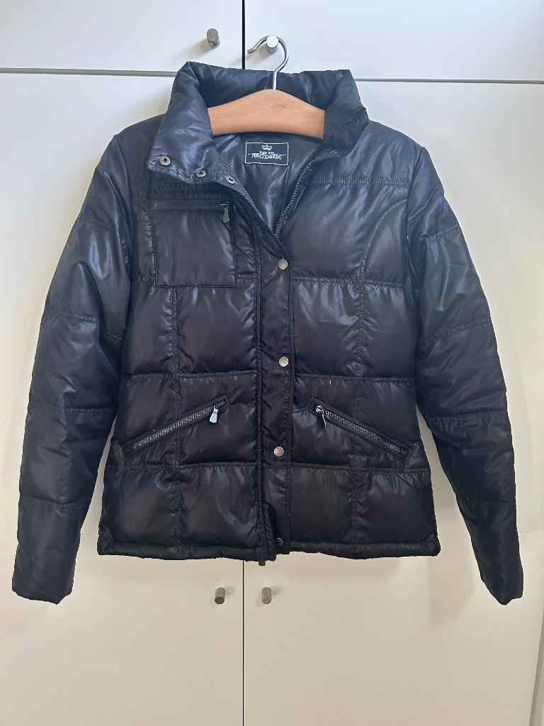 Dames Donsjas  " Von Fürstenberg" Zwart, Maat 38/40 (M), Zwart, Ophalen of Verzenden, Zo goed als nieuw