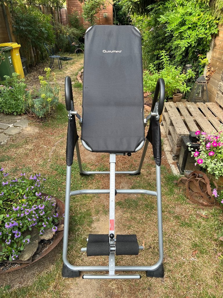 Quirumed inversietafel – nieuwstaat – nauwelijks gebruikt, Sport en Fitness, Fitnessapparatuur, Zo goed als nieuw, Overige typen