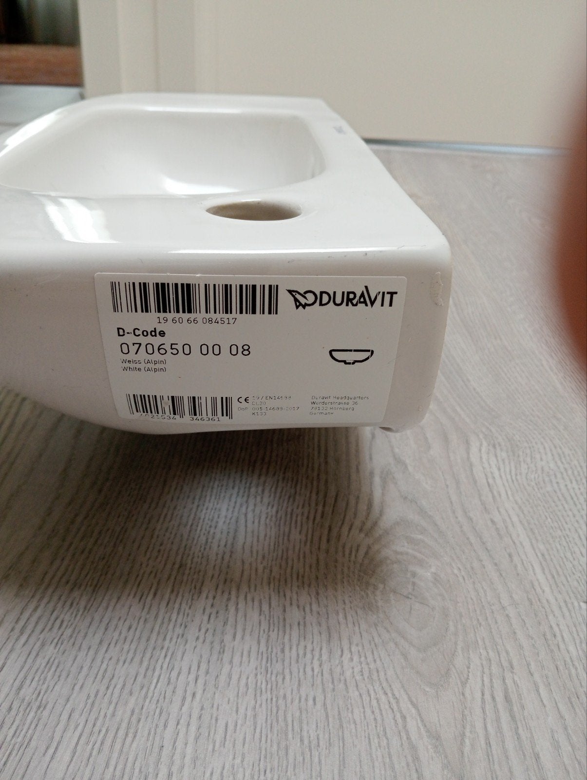 WC lavabo, Ophalen