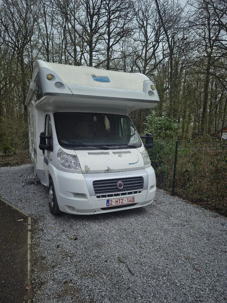 Camping car, Caravans en Kamperen, Mobilhomes, Fiat, 6 tot 7 meter, Particulier, Buitenlamp