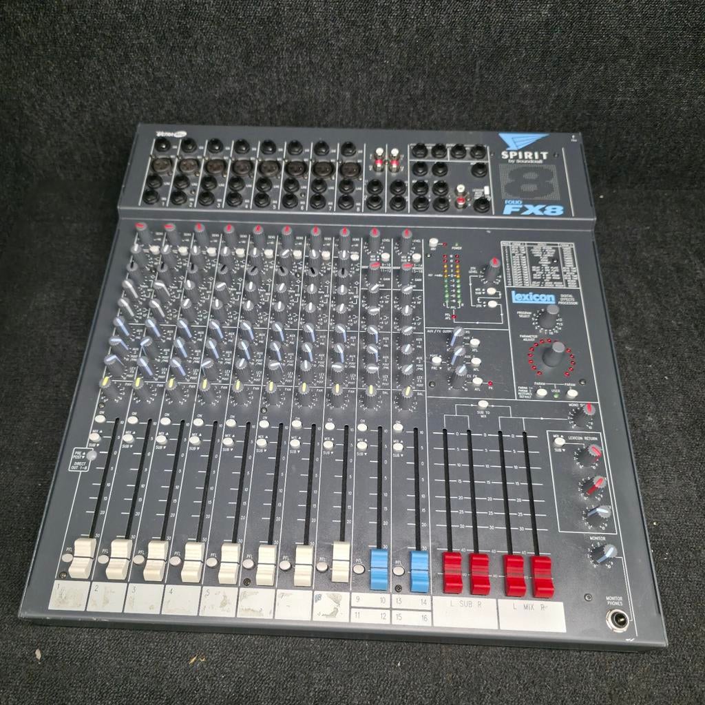 SOUNDCRAFT   FX8   mixer met lexicon effecten processor, Ophalen of Verzenden