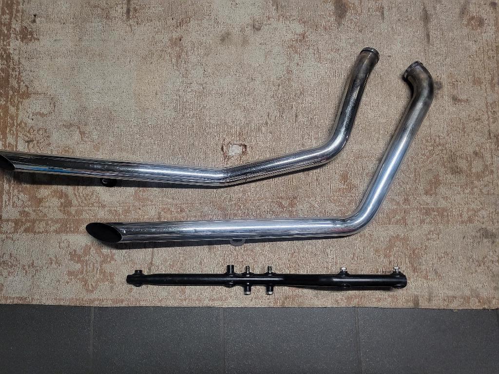 Harley uitlaat evo, Motoren, Ophalen, Gebruikt