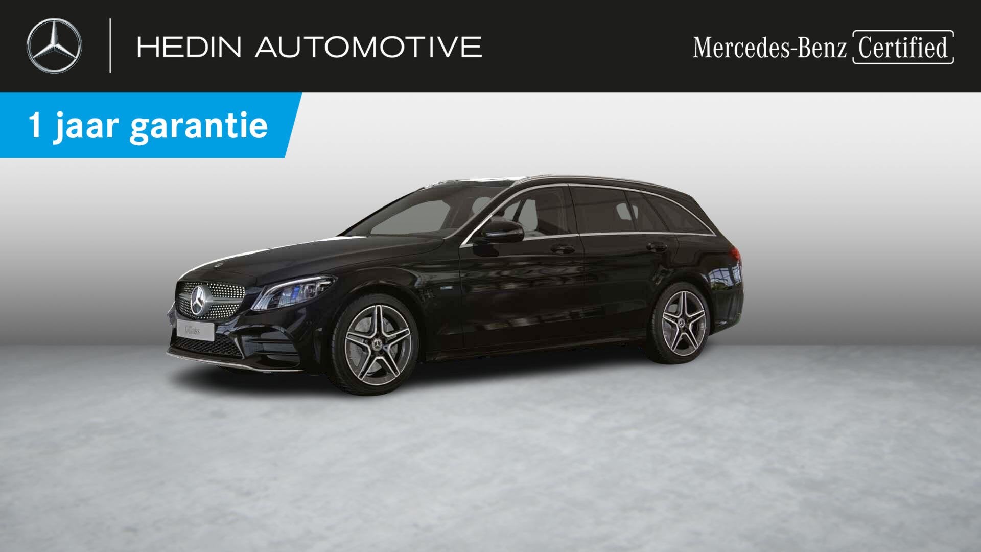 Mercedes-Benz C-klasse 300 e Break AMG Line Panoramisch Dak, Auto's, 4 cilinders, Automatische klimaatregeling, Zwart, Plug-in hybride