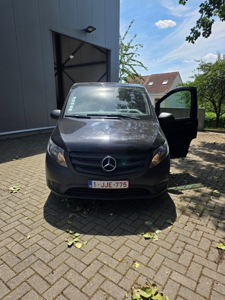 Vito 114 CDI, L2, automaat airco, navi, RWD, Auto's, Euro 5, Achterwielaandrijving, Zwart, Zwart