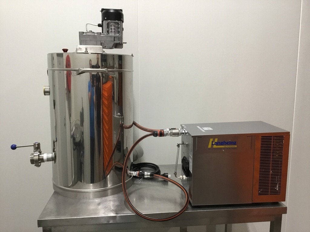 Carl Fritz 100kg dubbelwandige mixer - rijper, Ophalen, Gebruikt, Overige typen