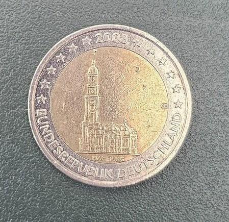 Pièce commémorative de 2 euros F Allemagne, Enlèvement ou Envoi, Allemagne, 2 euros, Monnaie en vrac