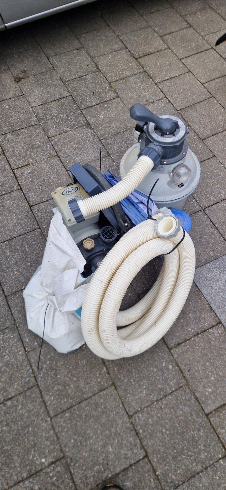 zandfilter pomp intex met zand, Tuin en Terras, Ophalen, Gebruikt, Filter