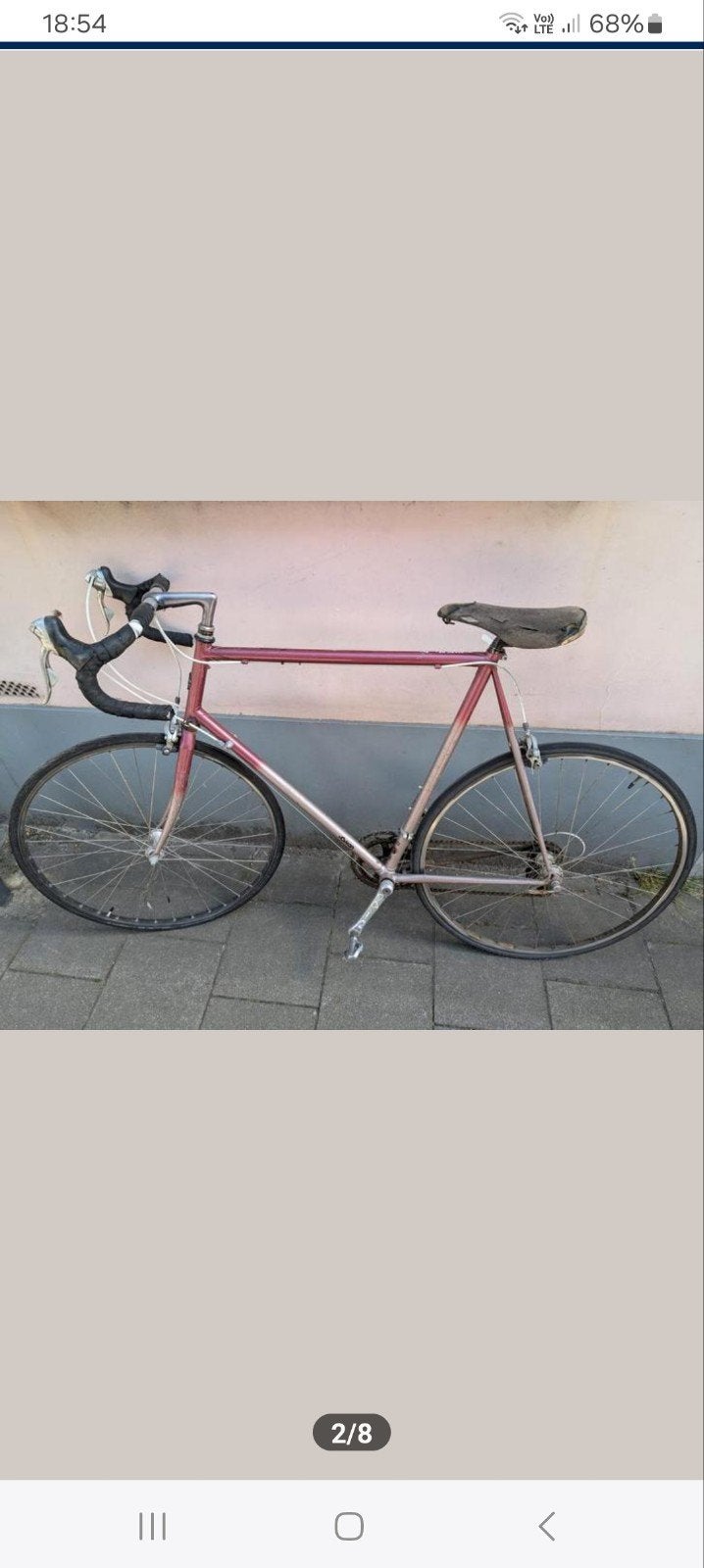 Koersfiets, Ophalen