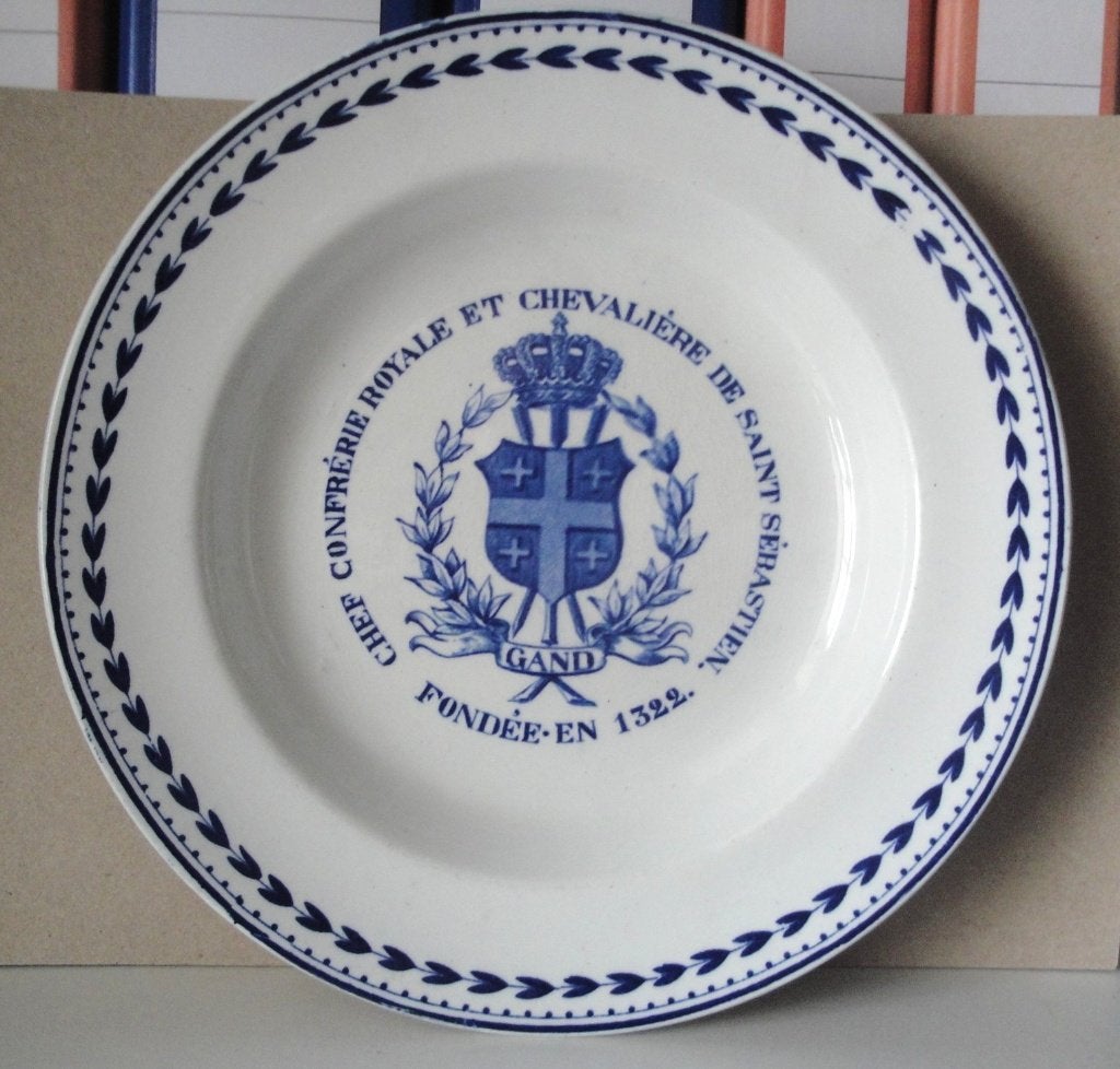 ASSIETTE BOCH, PRIX de TIR à L'ARC., Enlèvement