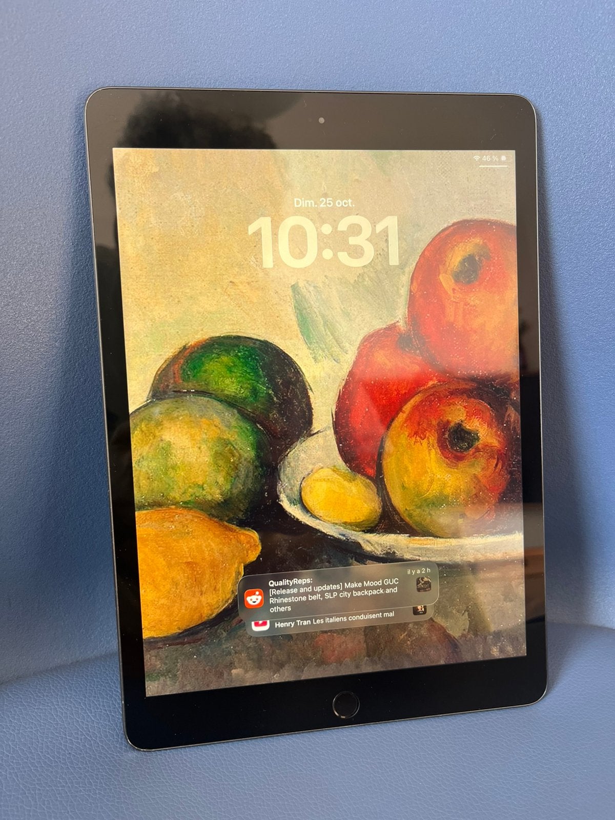 iPad 9e generatie A2602 spacegrijs, Computers en Software, Ophalen of Verzenden, Zo goed als nieuw, Grijs