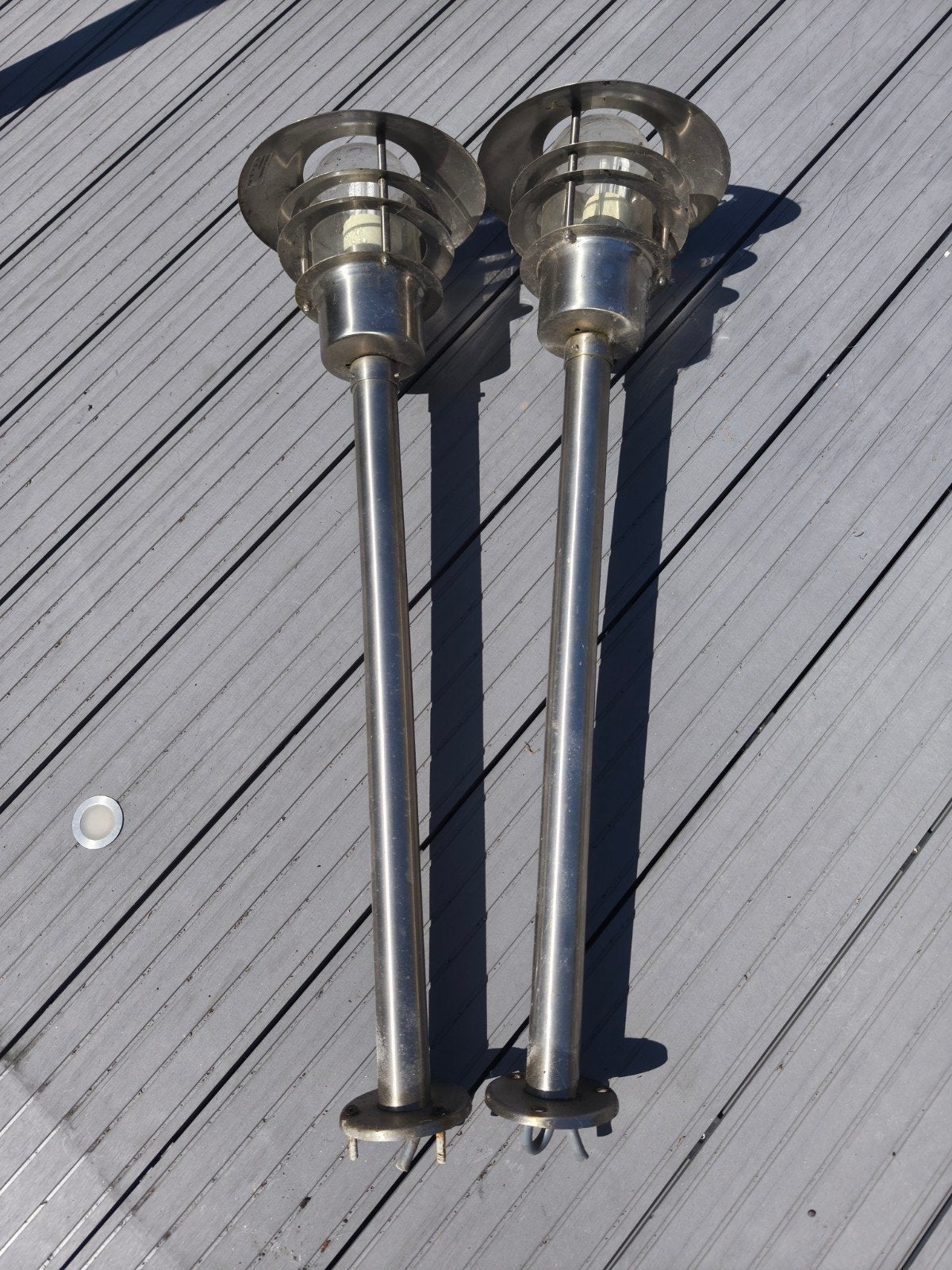 RVS buitenlampen., Jardin & Terrasse, Éclairage extérieur, Enlèvement