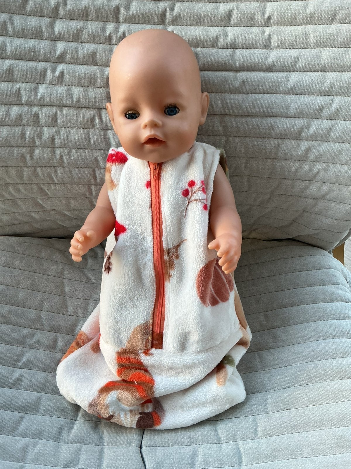 176. Babyborn: Nieuwe slaapzak in knuffelfleece, Ophalen of Verzenden, Nieuw, Babypop