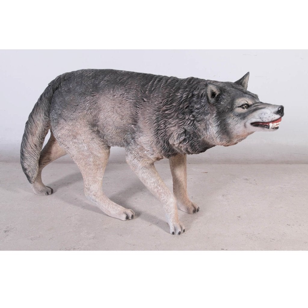 Wolfsbeeld, lengte 129 cm - Wolf, Ophalen, Nieuw