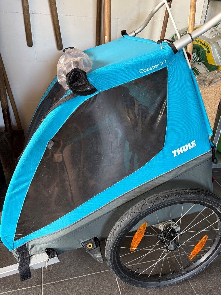 Remorque à vélo Thule, Enlèvement, Utilisé, Remorque pour enfant, Thule / Chariot