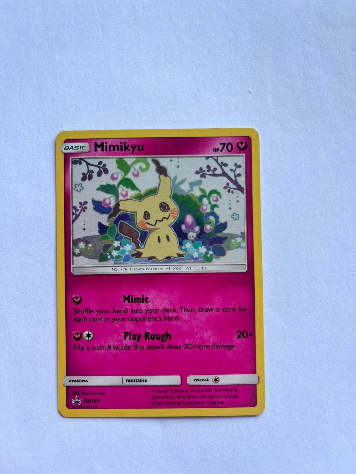 Mimikyu SM163 Promo, Ophalen of Verzenden, Zo goed als nieuw