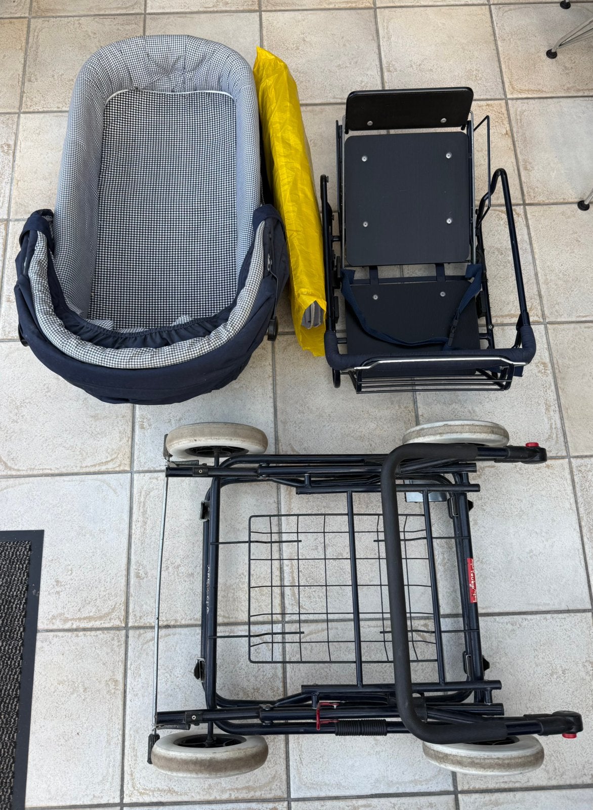 Kinderwagen compleet Pericles, Gebruikt, Met reiswieg, Ophalen, Kinderwagen