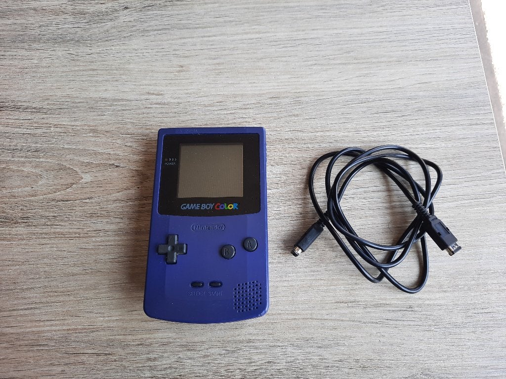 Gameboy color + link cable, Games en Spelcomputers, Spelcomputers | Nintendo Game Boy, Ophalen of Verzenden, Gebruikt, Game Boy Color