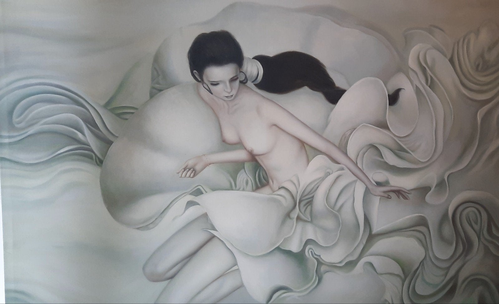 schilderij uit China, Ophalen