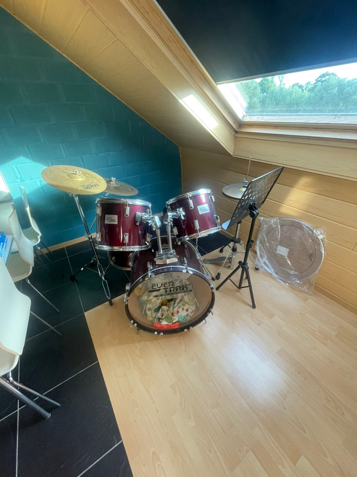 Drumstel, Muziek en Instrumenten, Drumstellen en Slagwerk, Ophalen, Gebruikt
