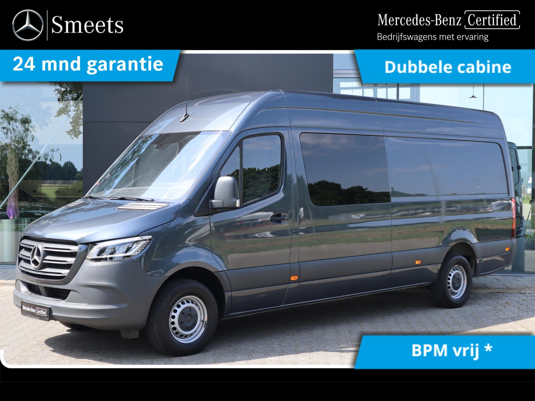 Mercedes-Benz Sprinter 317 CDI L3 DUBBELE CABINE 7 Persoons, Auto's, Automaat, Gebruikt, 4 cilinders, 2000 kg