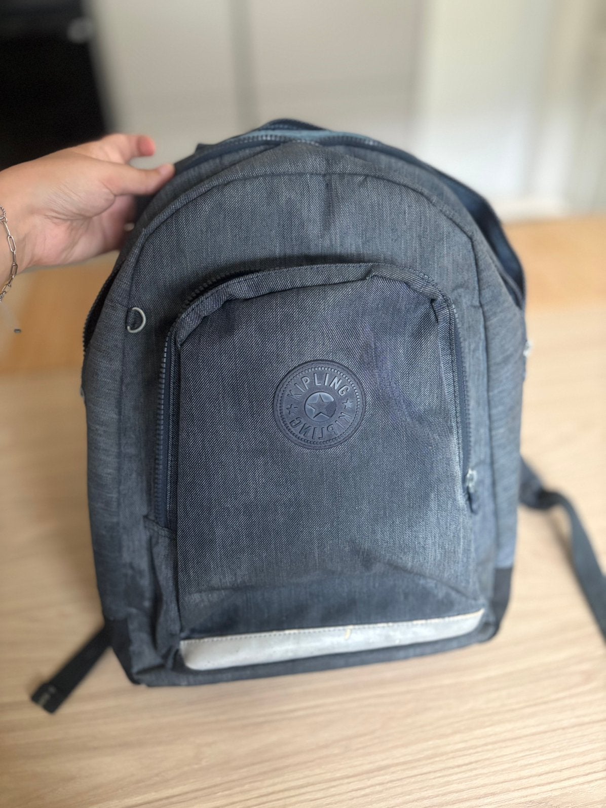Cartable Kipling, Enlèvement, Utilisé, Gris, Porte-documents ou Cartable