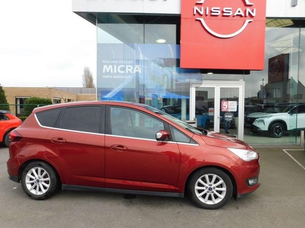 Ford C-Max C-Max 1000 cc  Eco Boost Titanium, Euro 6, Bedrijf, Zilver of Grijs, Parkeersensor