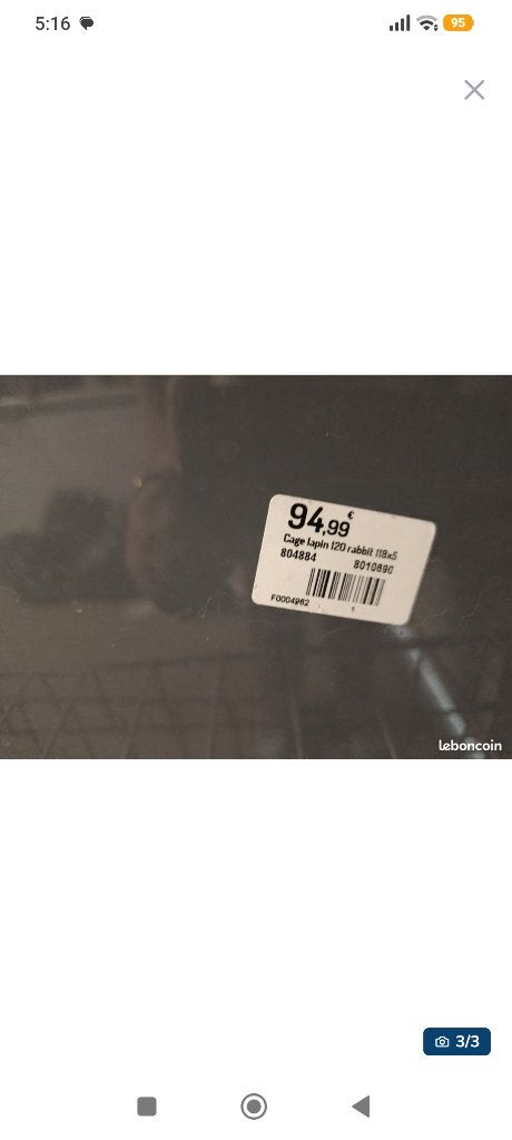 Grande cage a rongeur, Animaux & Accessoires, Cage, Enlèvement, Utilisé, 110 cm ou plus