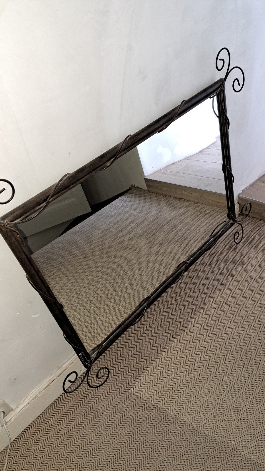 Miroir fer forgé, Maison & Meubles, Accessoires pour la Maison | Miroirs, Enlèvement ou Envoi
