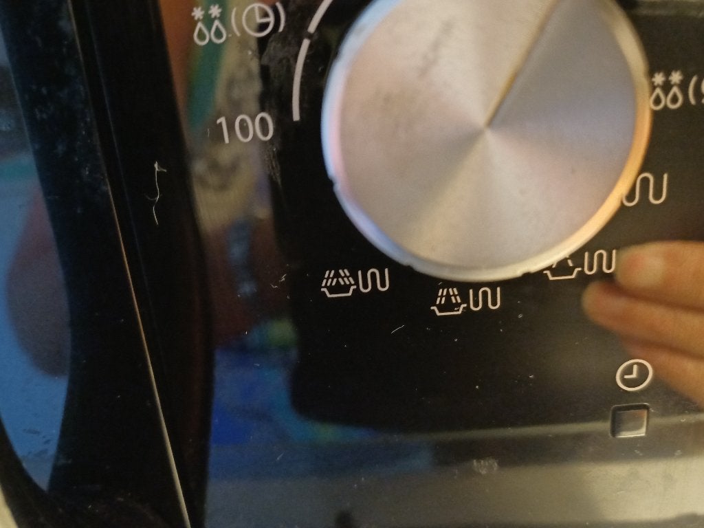 Goed werkende combi microgolven, Elektronische apparatuur, Microgolfovens, Ophalen, Gebruikt, Minder dan 45 cm, Draaiplateau