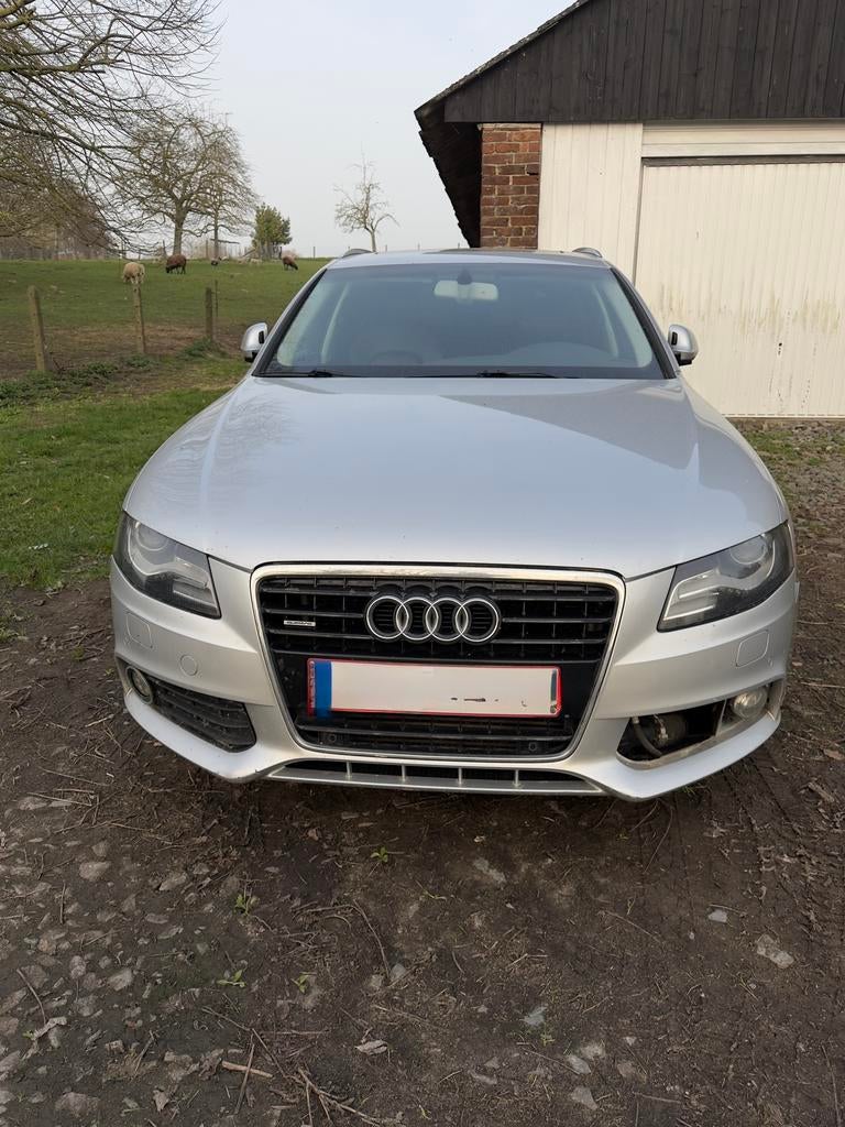 Audi A4 3.0 TDI V6 Quattro DPF Tiptronic, Autos, Cuir, Argent ou Gris, Achat, A4