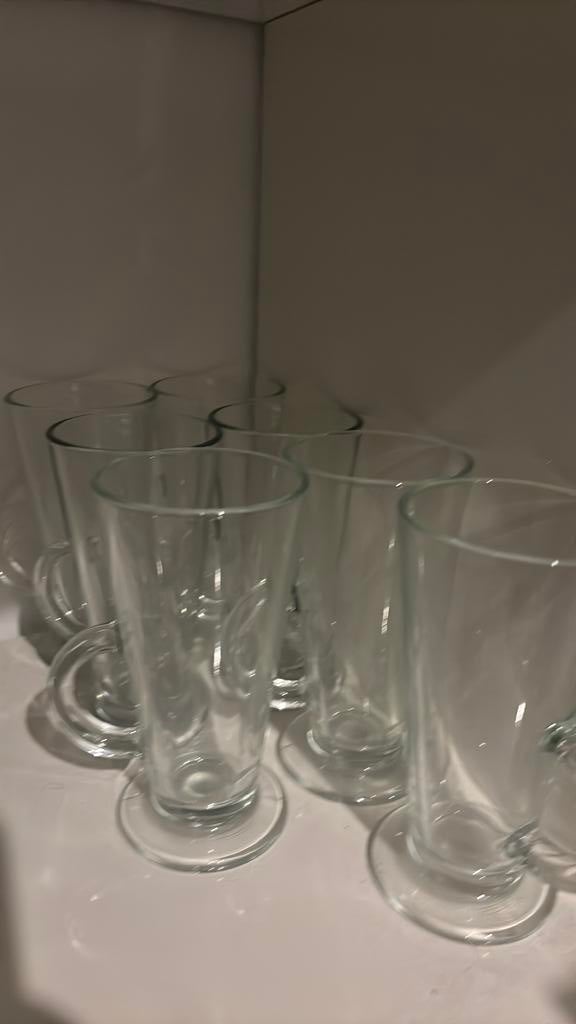 7 theeglazen glas. Hittebestendig, Ophalen, Zo goed als nieuw