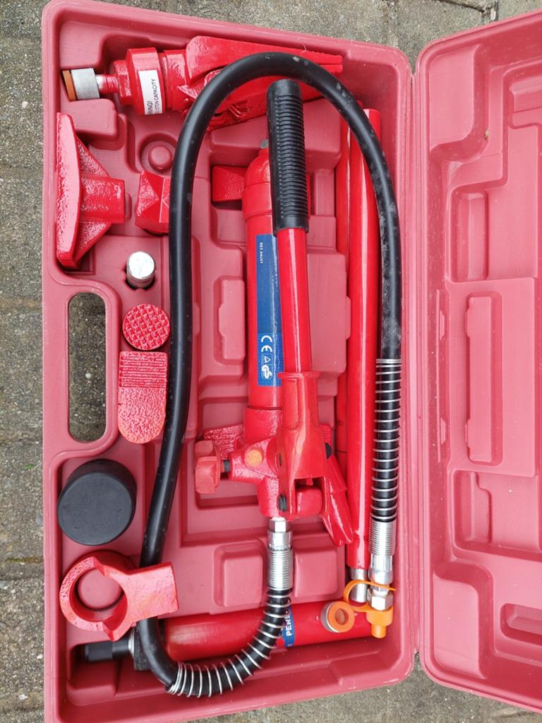Kit débosselage hydraulique Perel 4T, Doe-het-zelf en Bouw, Gereedschap | Handgereedschap, Nieuw, Ophalen