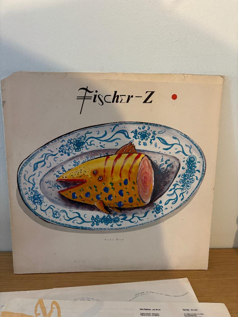 LP - Fischer Z - Fish's head, Cd's en Dvd's, Gebruikt, 1980 - 1989, Ophalen of Verzenden, 12 inch